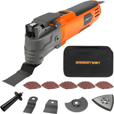 Oscillating Tool, 4.2 Amp Oscillating Multitool Kit with 5° Oscillation Angle, 6