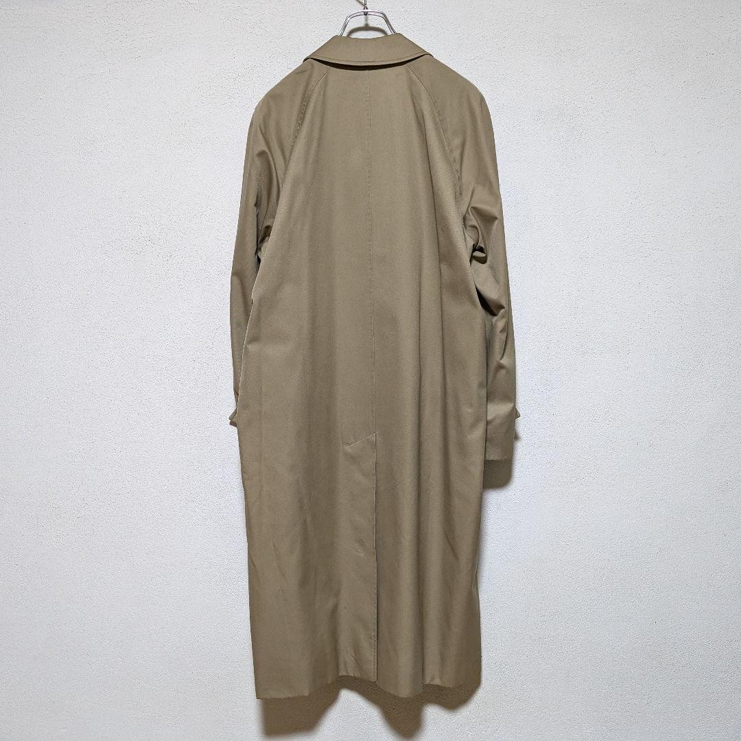 Burberry Vintage 90s Balmacaan Coat Made in England Nova Check Beige Size M thumbnail 18