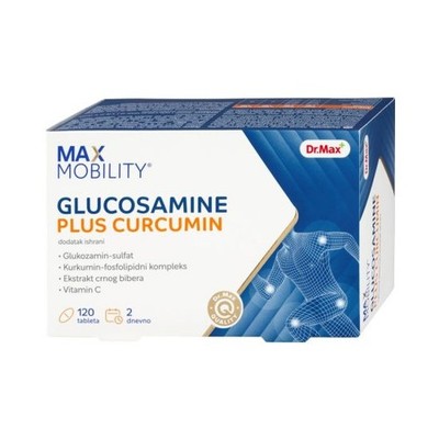 Dr. Max Max Mobility Glucosamin + Curcumin Gelenkknorpelstütze 120 Tabletten