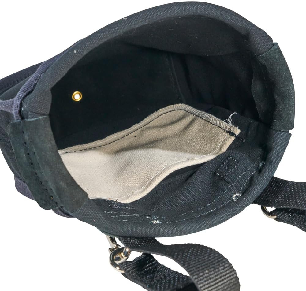 Utility Tool Pouch for Nuts and Bolts, Canvas, 9 x 3.5 x 10 Inches