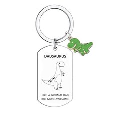 Ghloyza Funny Dad Keychain Dadsaurus Keychain Funny Dad Gifts Dad Birthday