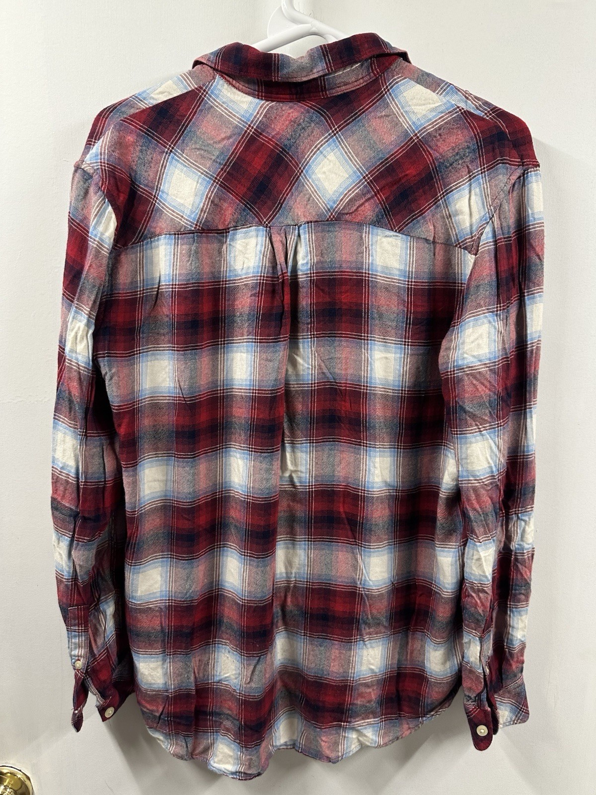 GAP + PENDLETON Plaid Thin Flannel Pocket Shirt R… - image 3