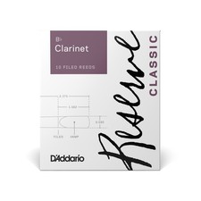 D'Addario Reserve Classic Bb Clarinet Reeds 10 Pack 2