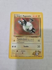 Lt. Surge's Magnemite 080/132 Gym Heroes-Unlimited Edition Regular 🔥 