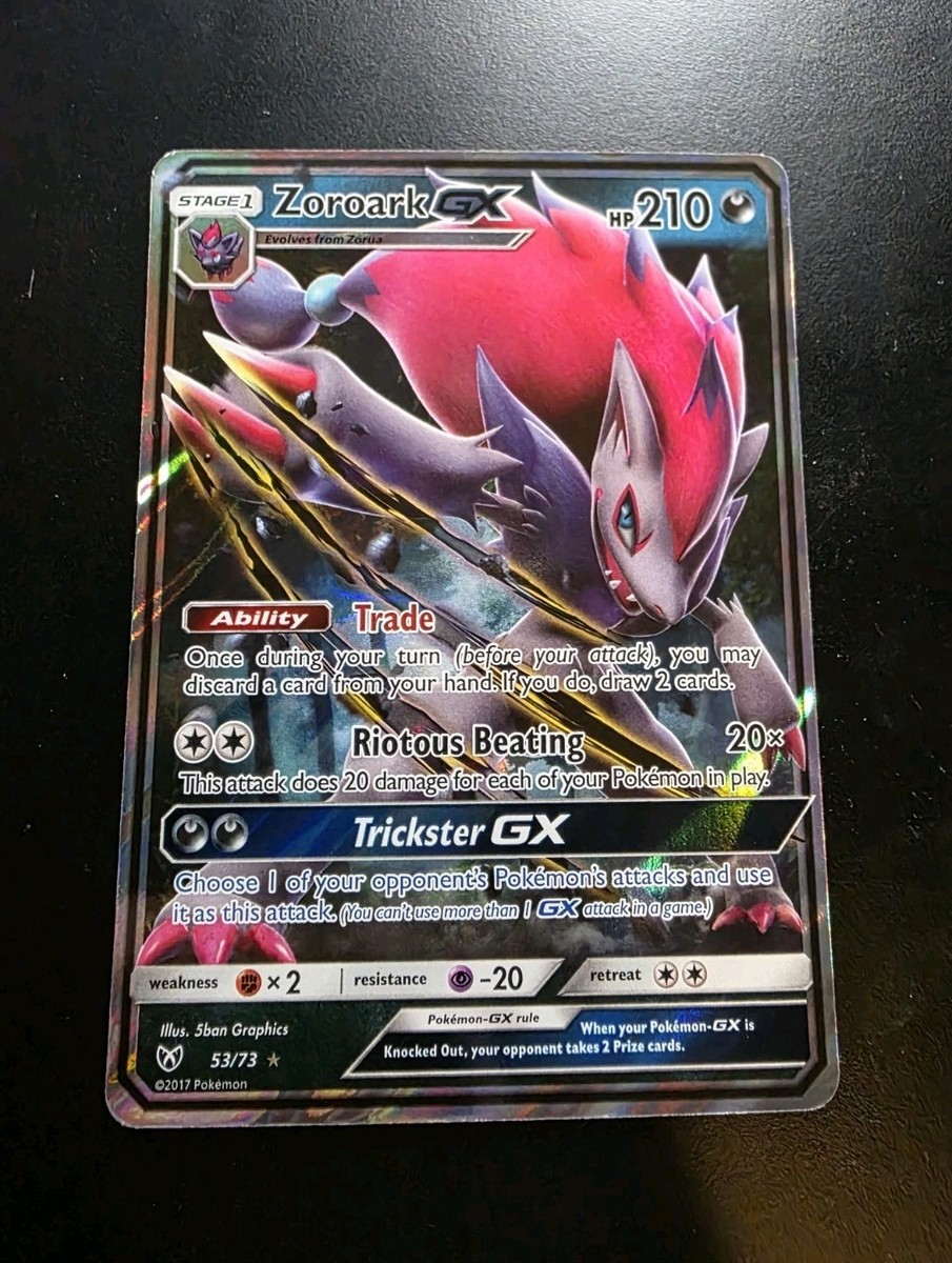 Zoroark GX 53/73 Shining Legends Ultra Rare Pokemon Card - NM | eBay