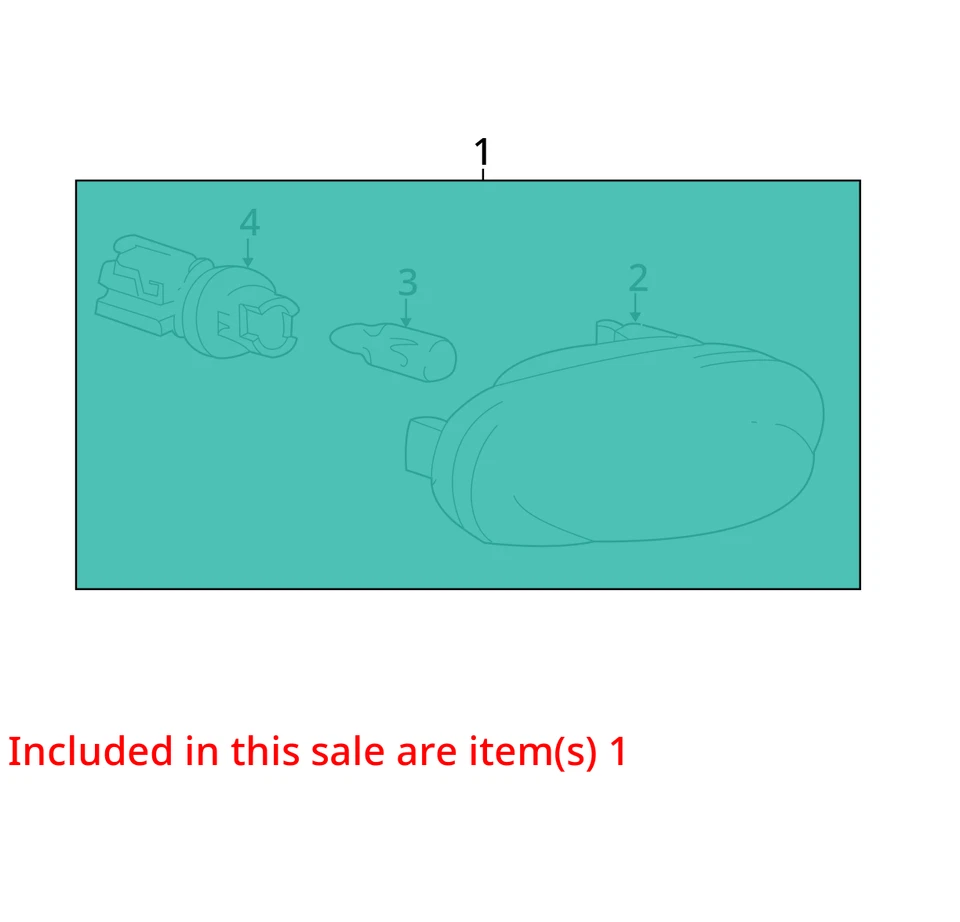 923043A000 NUEVO HYUNDAI OEM RH marcador lateral se adapta 03-05 XG350 01 XG300 Foto 3 de 4