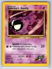 Sabrina's Gastly 93/132 Common Gym Heroes Pokemon Unlimited Moderately Played on eBay