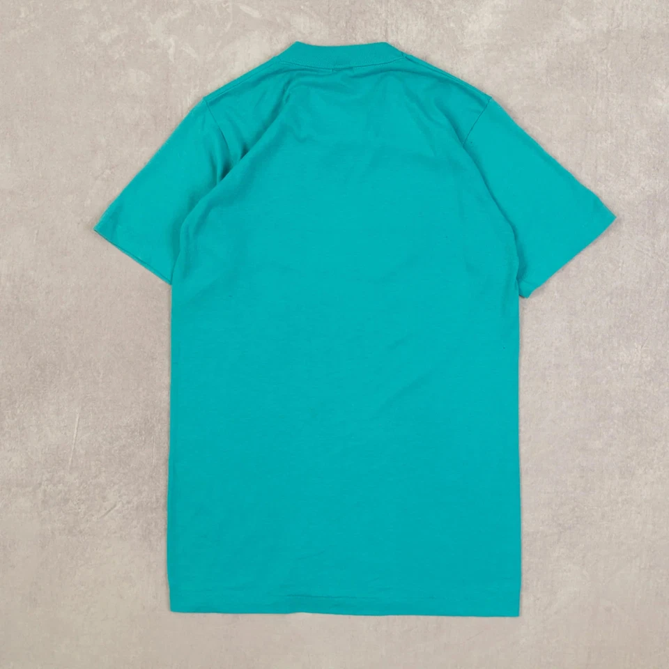 Jerzees Vintage 80s Broadway Dance Center Graphic T-Shirt S Women's Turquoise - Image 2 of 4