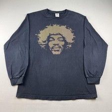 Vintage Jimi Hendrix T-Shirt Mens Large Black...