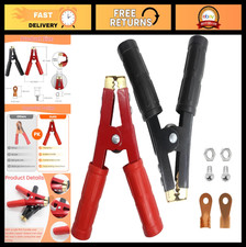 2PCS 1000A Heavy Duty Copper Jumper Cable Clamps, Car Battery Charger Clips, 12V