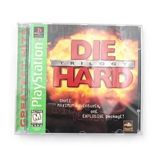 Die Hard Trilogy PS1 PlayStation 1 Greatest Hits Case Manual Tested