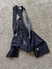 Assos Reform Bib Shorts P3 Medium Black Endurance Cycling As-is Chamois Tear Assos Reform Bib Shorts P3 Medium Black Endurance Cycling As-is Chamois Tear