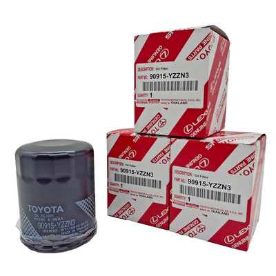 TOYOTA LEXUS OEM FACTORY OIL FILTER 90915-YZZN3 (3 PACK)