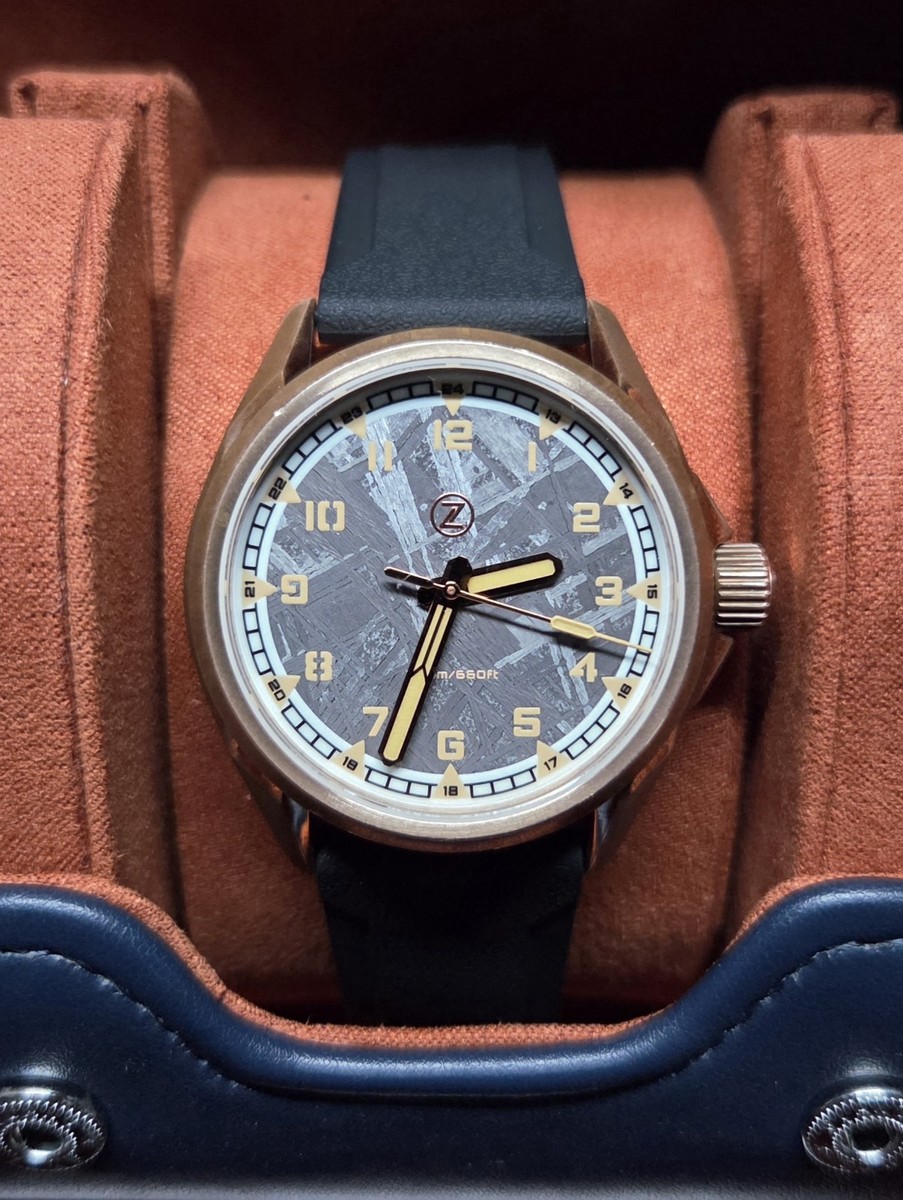 Launch Special* - Bronze Zelos Swordfish 38mm Field - Meteorite