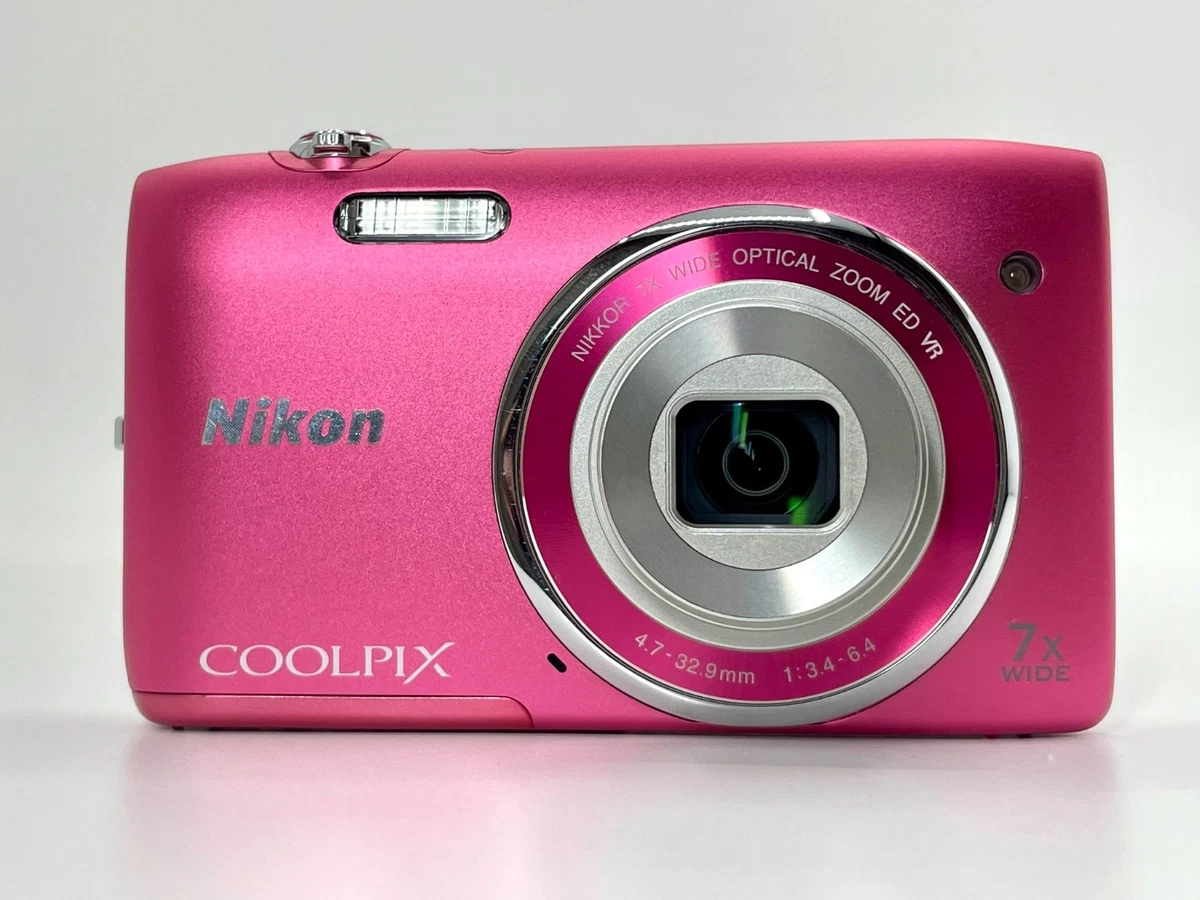 Nikon COOLPIX S3500 20.0MP 7x Optical Zoom CCD Vintage