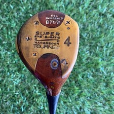 MacGregor Tourney SUPER Eye O Matic B75W Persimmon 4 Wood Vintage Golf 42"