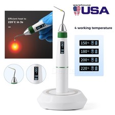 Dental Obturation System Endo Heated Pen Cordless Gutta Percha +2pc Heating Tips