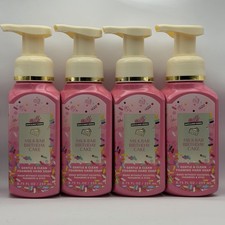 BATH  BODY WORKS 4 FOAMING HAND SOAP MILK BAR BIRTHDAY CAKE 8.75 Oz