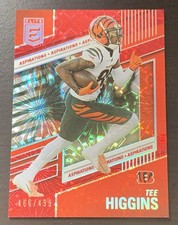 Tee Higgins - 2022 Panini Donruss Elite Football SHIMMER ASPIRATIONS #'d /499
