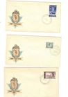 Australia 1955/60 UNADDRESSED OFFICIAL FDCs     (3 Covers)    Lot 3