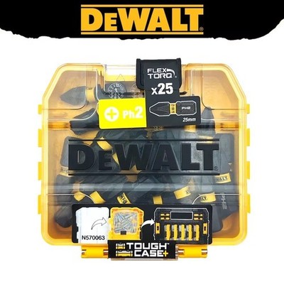 Dewalt 25-teiliges Impact Extreme PZ2 Pozi Schraubendreher Set FLEXTORQ + Bithalter