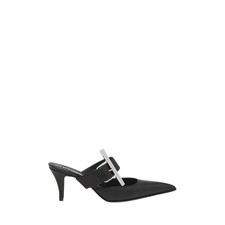Alexander McQueen NIB Birdee Pointed Toe Mule in Black Size 39.5