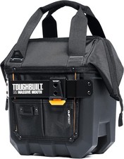 ToughBuilt-Massive Mouth 12" Tool Bag Compact Wide-Opening Tool Bag, 25 Pockets