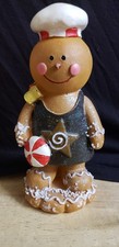 5  Gingerbread Baker Christmas Figurine