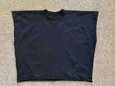 Size M - Los Angeles Apparel Oversized Cropped Sleeveless Shirt Made in USA