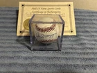 Joe DiMaggio Signed Autographed Baseball With A Hall Of Fame Sports Cards Coa.