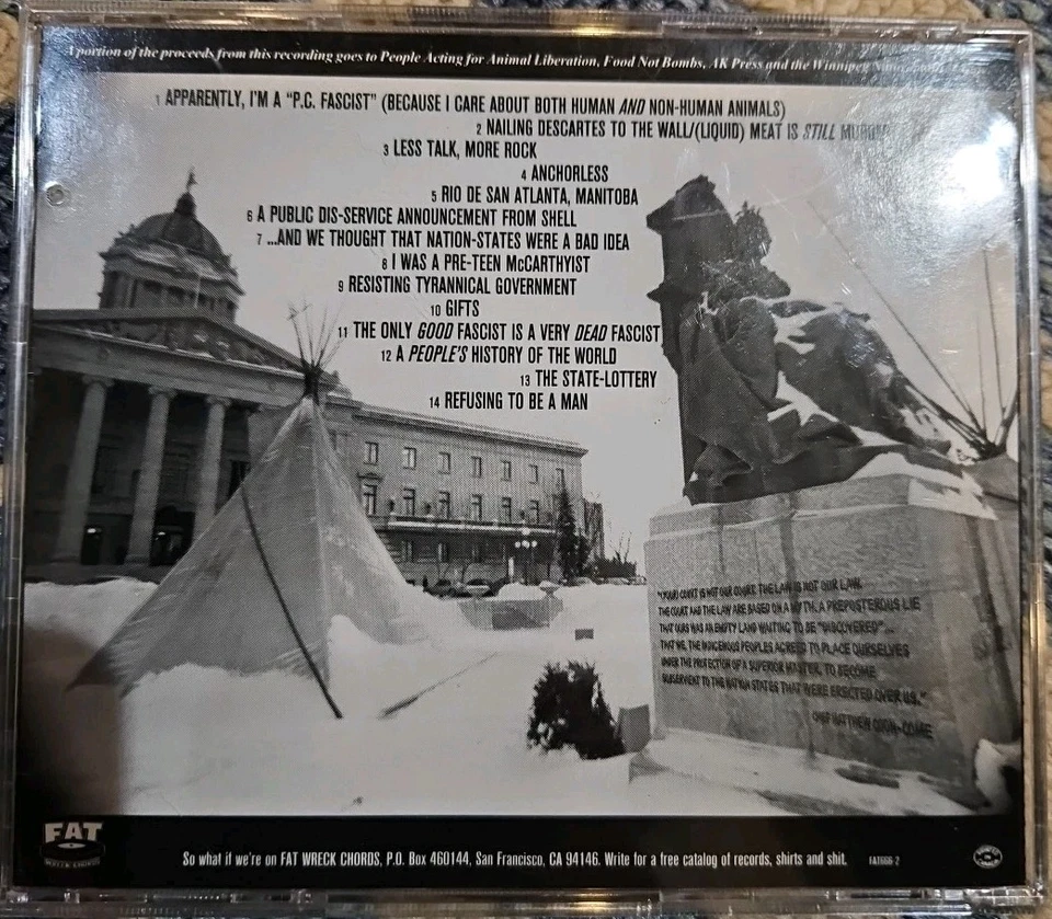 Propagandhi, Less Talk More Rock (CD) - Imagem 2 de 2