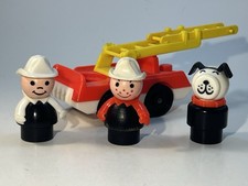 Vintage Fisher Price Fire Truck Lot