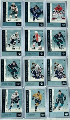 2002-03 Upper Deck UD Premier 12 Card Lot Rookies Hedstrom Seidenberg Etc.. #399