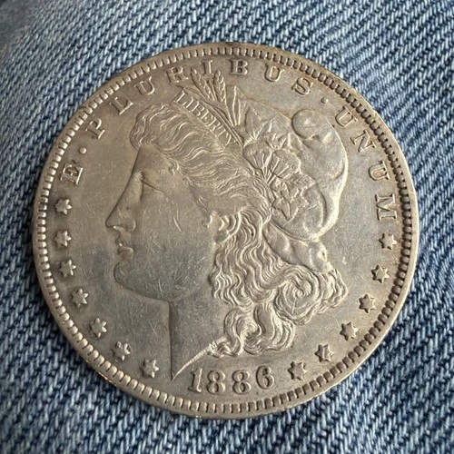 1886-O Morgan Silver Dollar $1 XF New Orleans Coin