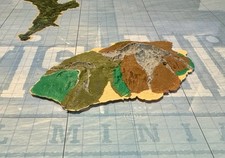 Axis & Allies - War At Sea - Victory At Sea - Terrain - Island #3 - 6 Inch