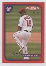2020 Topps Total Red 5/10 Anibal Sanchez #180 7k6