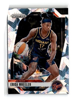 Erica Wheeler 2024 Panini Prizm WNBA Ice Prizms #61 Indiana Fever