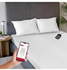 Sunbeam Polyester Wi-Fi Connected Mattress Pad, Electric Blanket. Queen. Read  