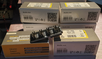 Konvolut 5x MikroE 2880 Shuttle Click