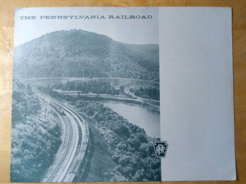 Pennsylvania Railroad Business Envelope LARGE SIZE PHOTOGRAPH