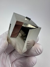 LARGE Rare Lusterous Entwined Interlocking Pyrite Cube Cluster_Spain