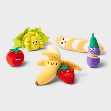 Plush Food Play Set - Gigglescape: Kitchen Toy for Toddlers, Includes Play