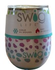 Swig Life 14oz Stemless Wine Cup Insulated Stainless Steel Tumbler Party Animal* — photo 1