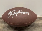 Bo Jackson Signed Auto Wilson NFL Football Raiders 5star COA