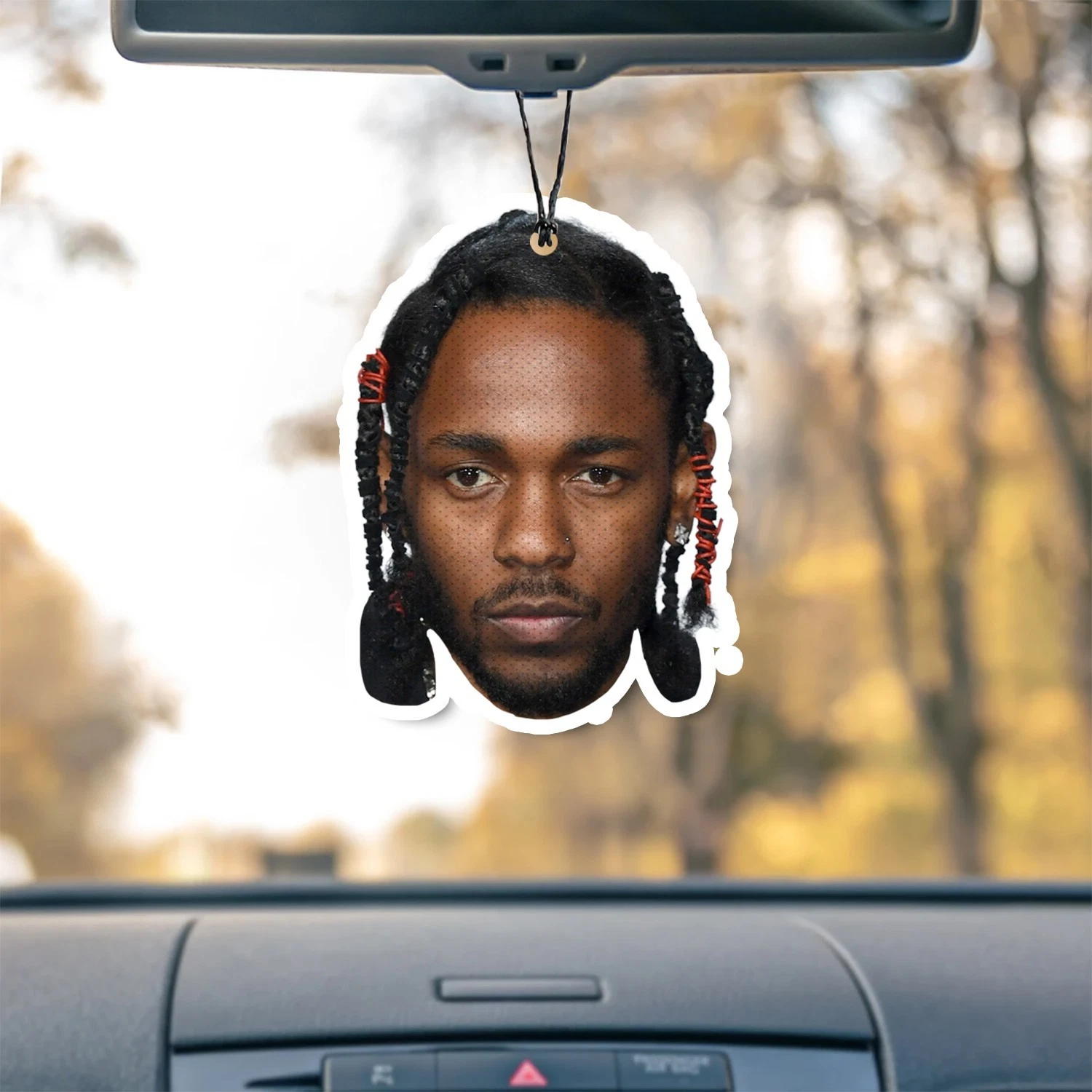 Kendrick Lamar Unscented Hanging Car Air Freshener Freshie