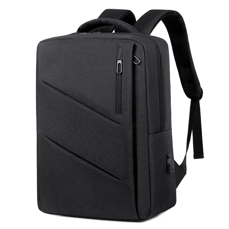 Men's USB Charging Laptop Backpack for Travel Business & School-image