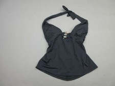 SEVEN7 SIZE S WOMENS BLACK PADDED WIRELESS TANKINI TOP 2D