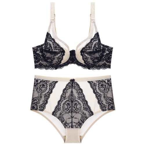 Ultra Thin Cup Bra - Transparent Lace Lingerie Set Women Sexy Intimate Underwear - Picture 15 of 15