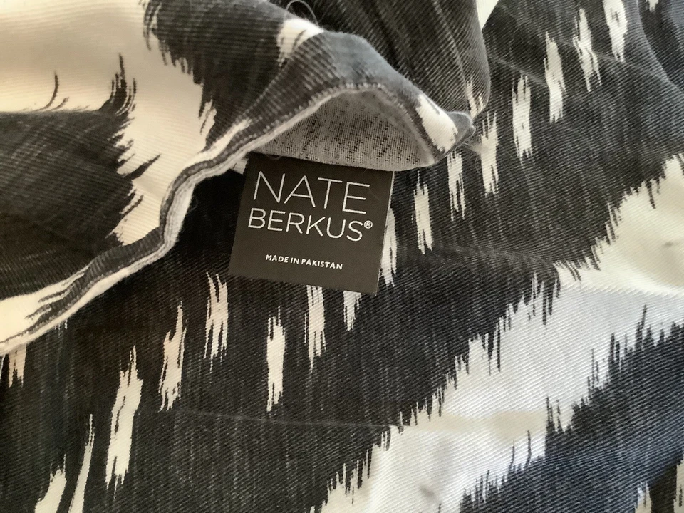 Funda nórdica edredón cama y farsa algodón blanco y negro talla completa Nate Berkus Target Foto 2 de 4