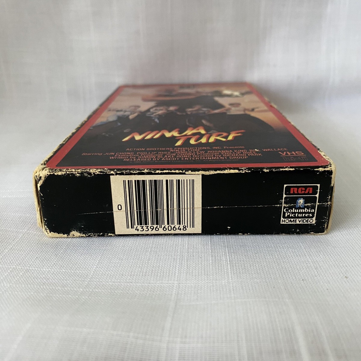 Ninja Turf RARE RCA 1st Edition Side Open Case VHS 80s cult